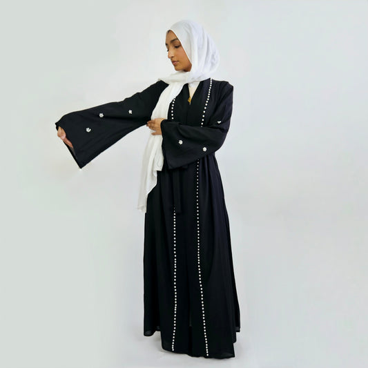 Pearl Abaya - Black
