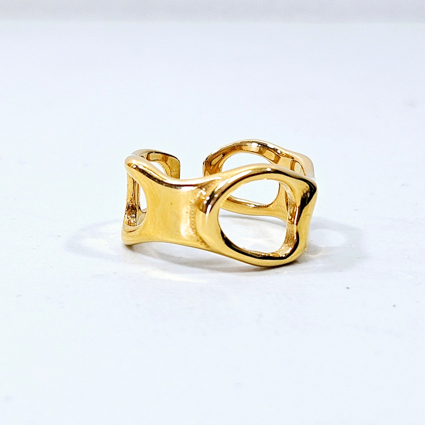 Modern Holed Out Ring
