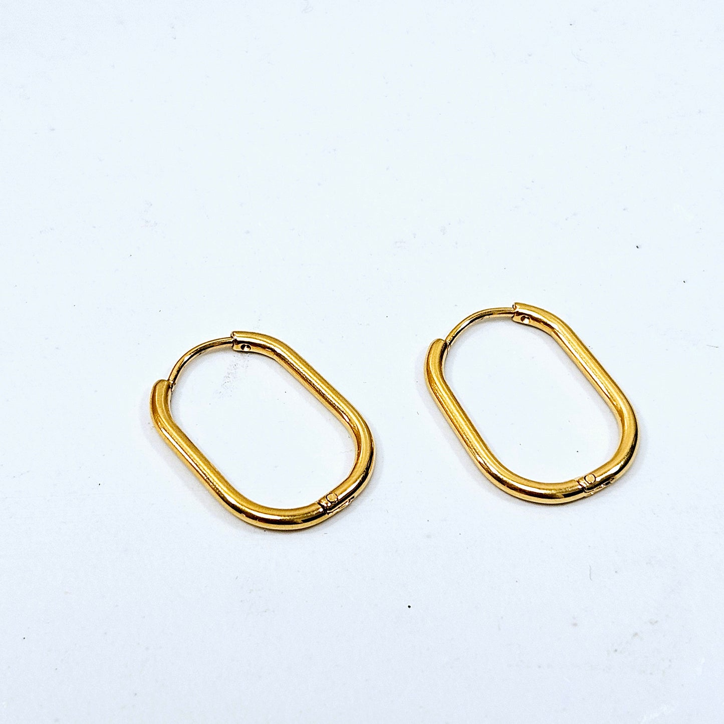 Everyday Paperclip Earrings Medium Thin