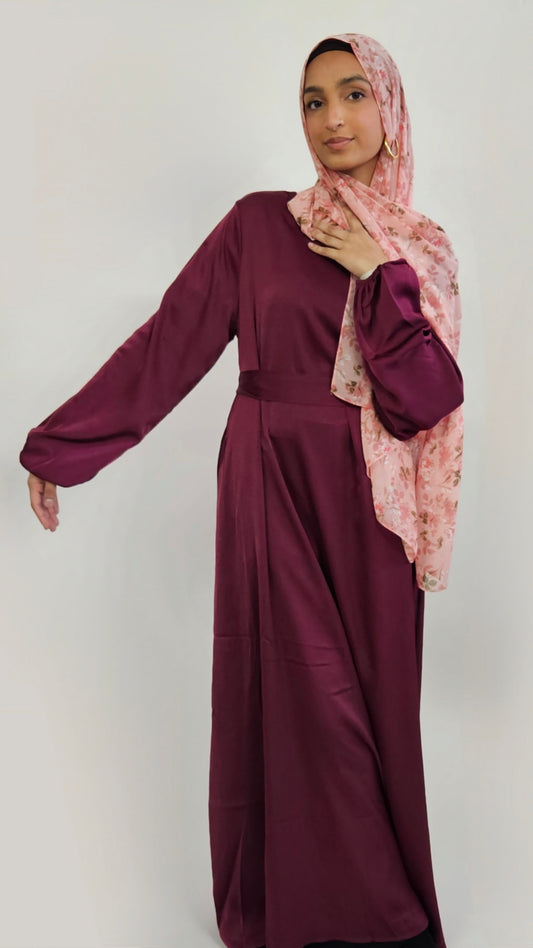 Soft Abaya - Purple