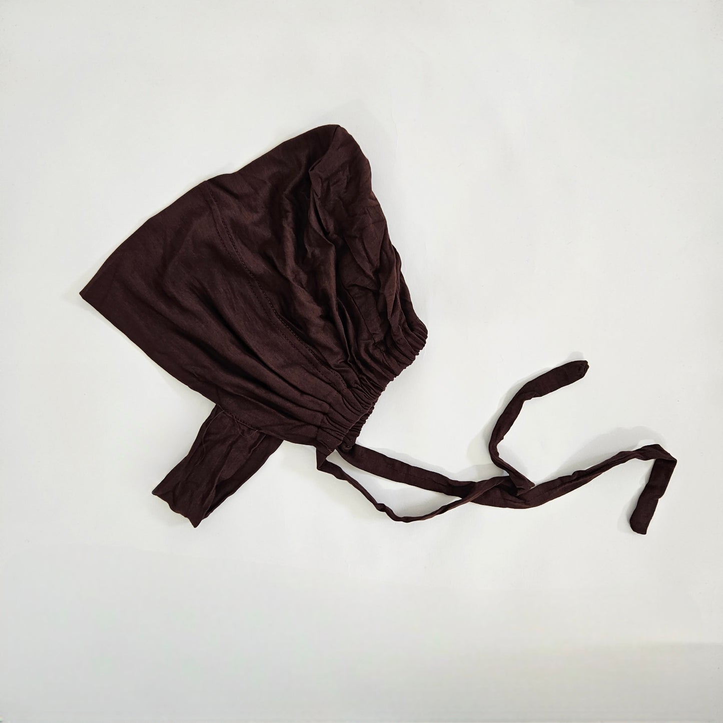 Thin Neck Line Cover Undercap - Chocolate Brown