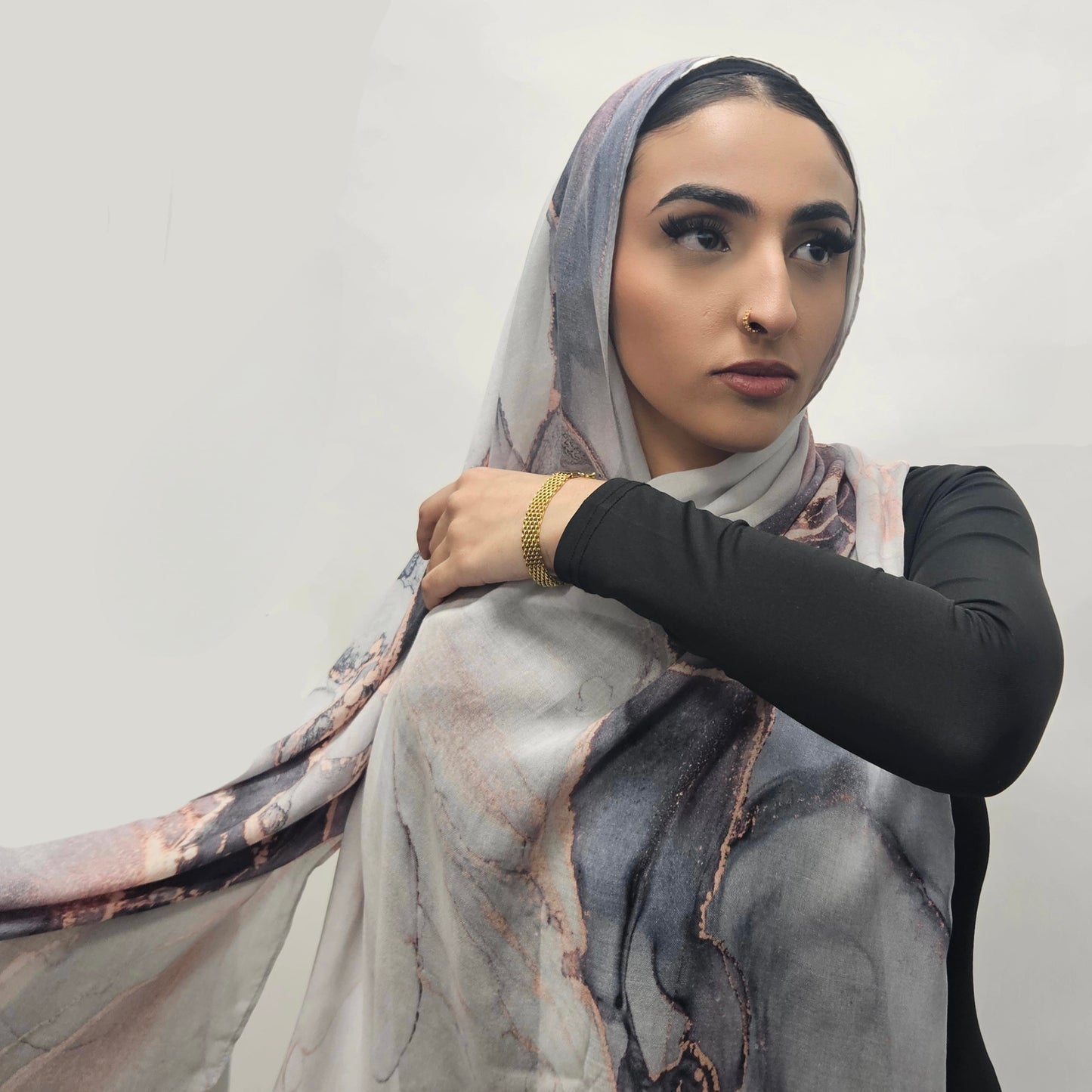 Blushed Marble - Printed Modal