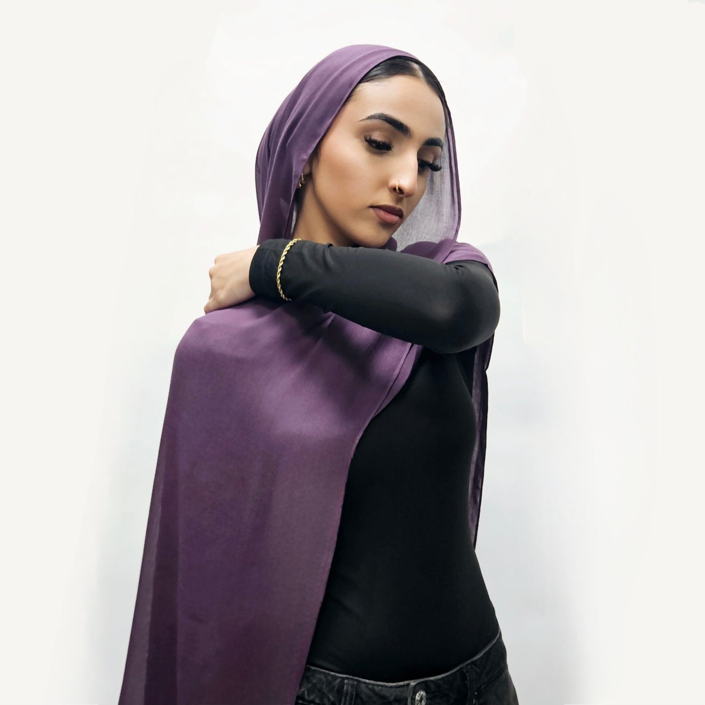 Premium Bamboo Modal - Midnight Plum
