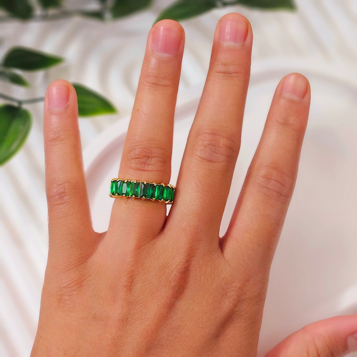 Luxury Full Gem Band Ring