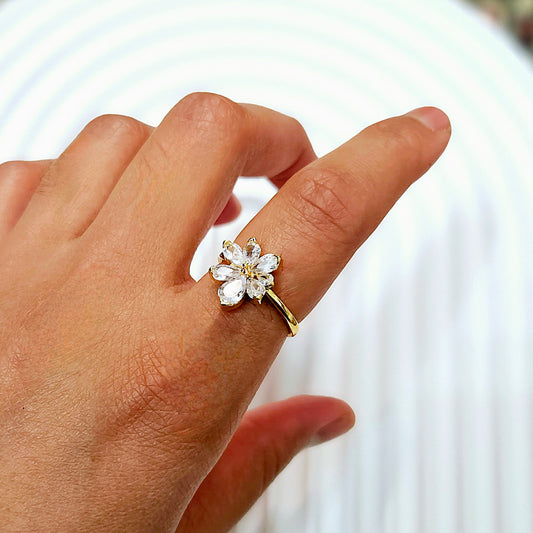 Gem Flower Ring