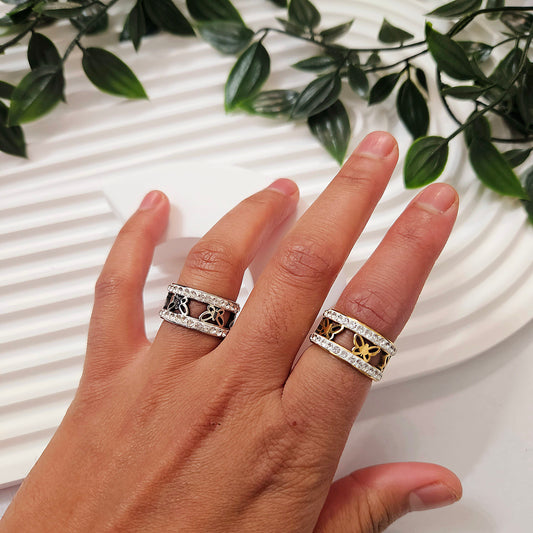 Butterfly Gemmed Ring