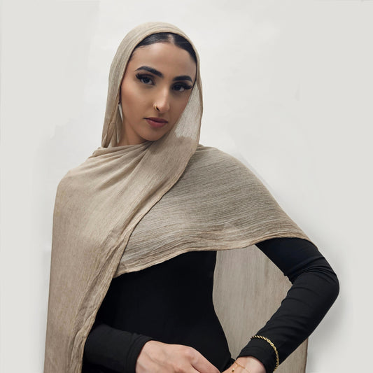 Light Tan - Crinkle Modal