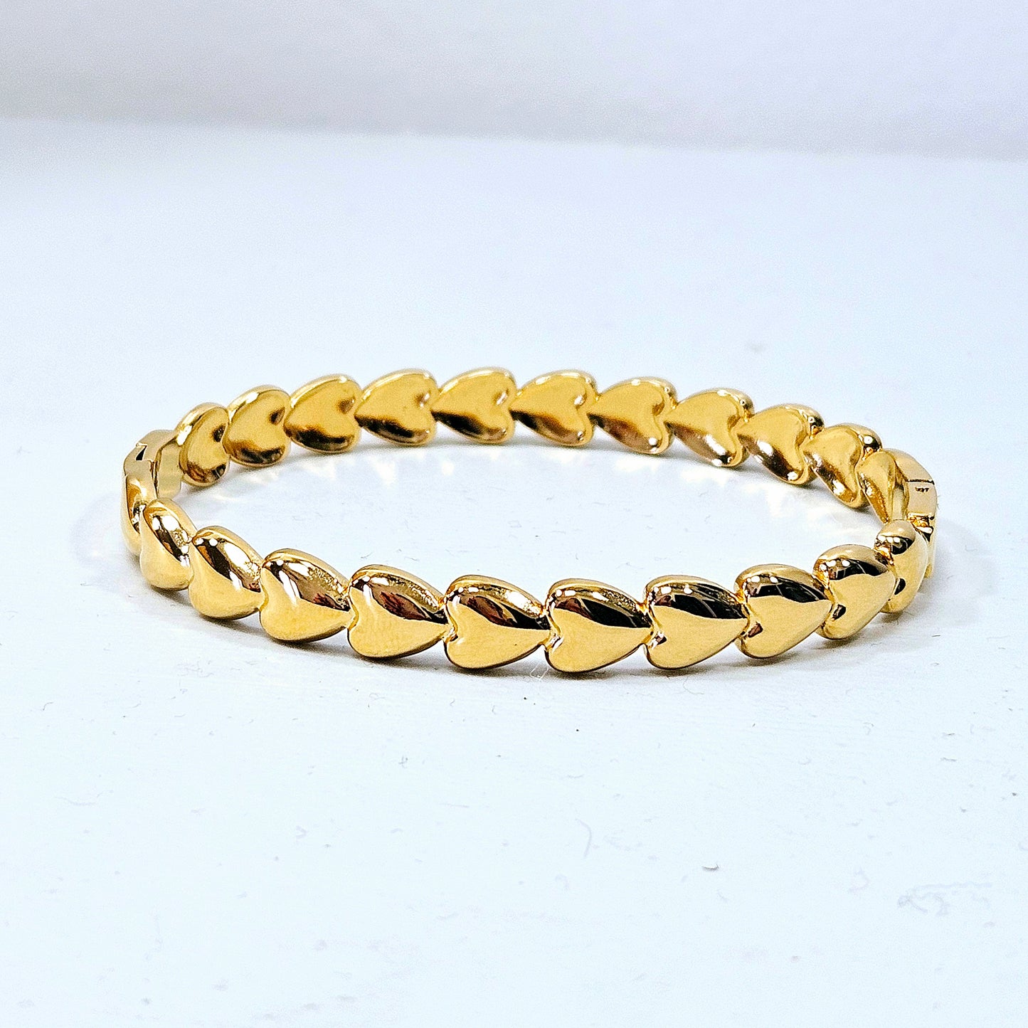 Heart Satellite Snap Cuff