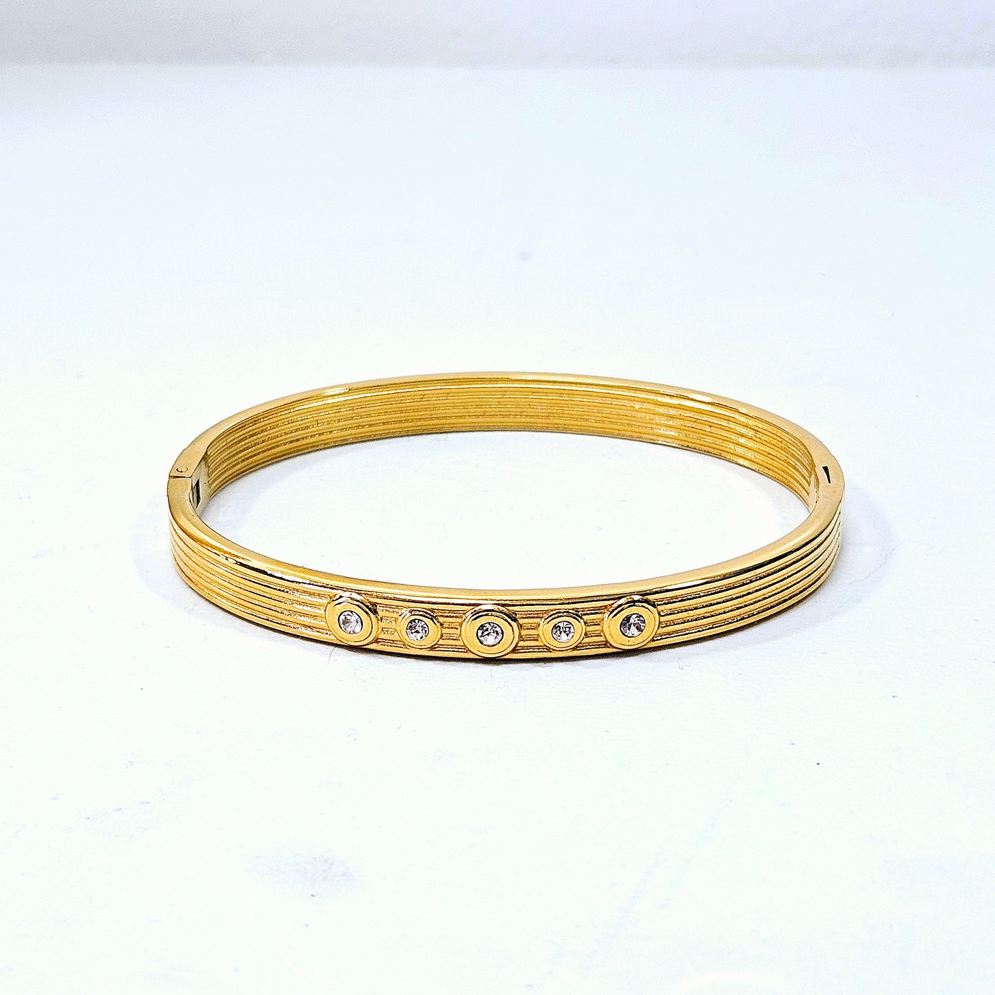 Lined Gemmed Snap Cuff