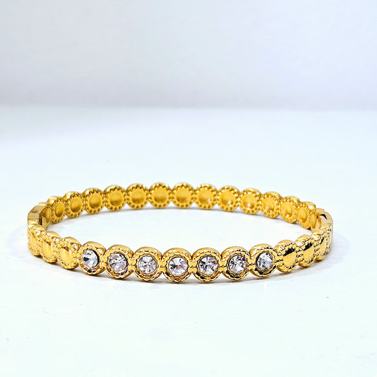 Eastern Circled Gem Cuff