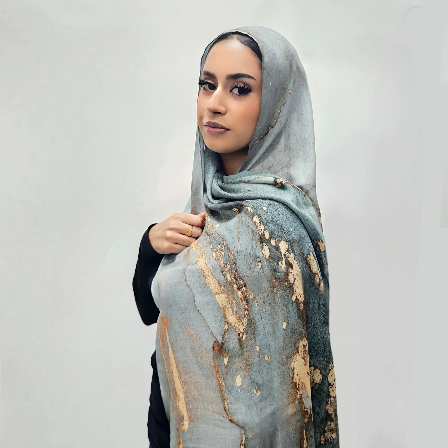 Verdant Marble - Printed Modal