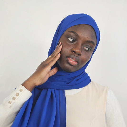 Chiffon - Dark Royal Blue * NEW