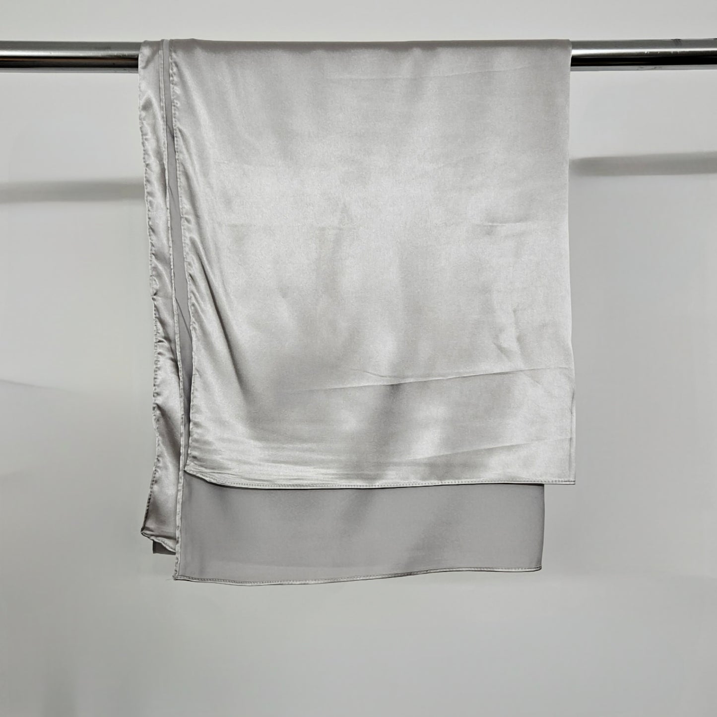 Luxury Satin - Silver Grey