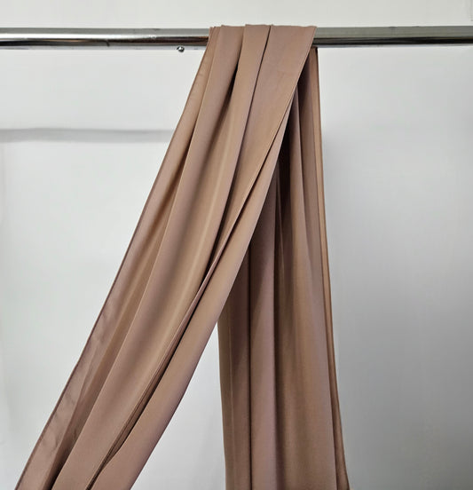 Medina Opaque Chiffon - Light Brown