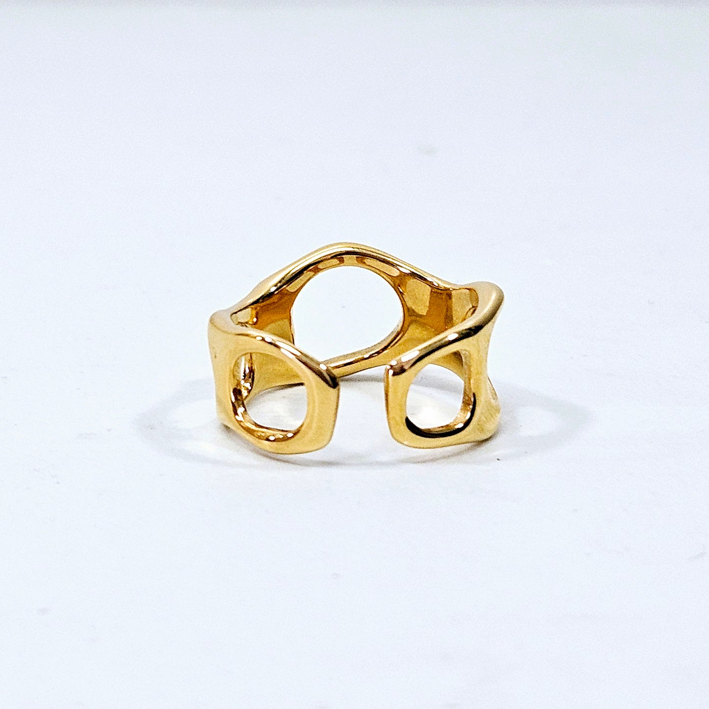 Modern Holed Out Ring