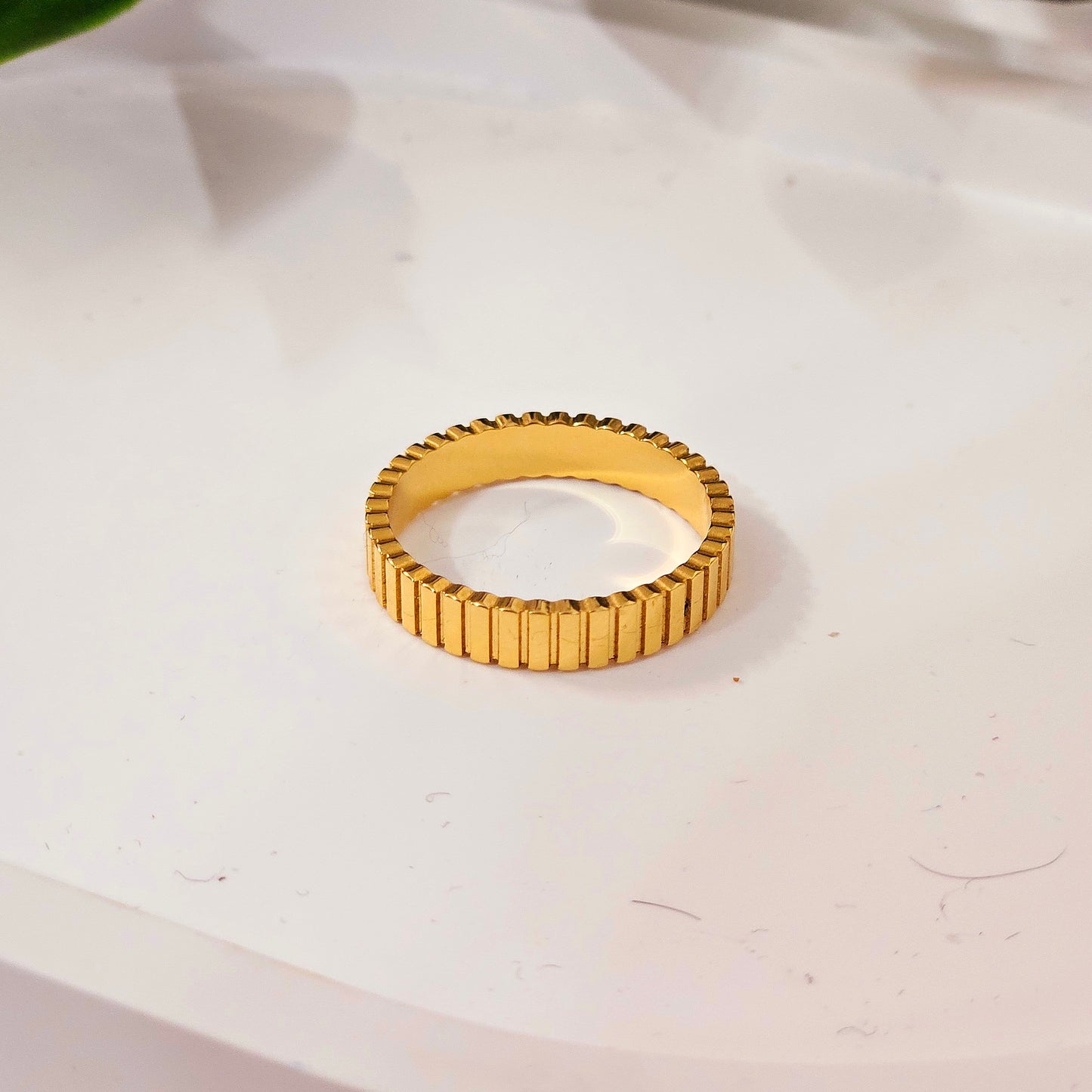 Textured Band Ring