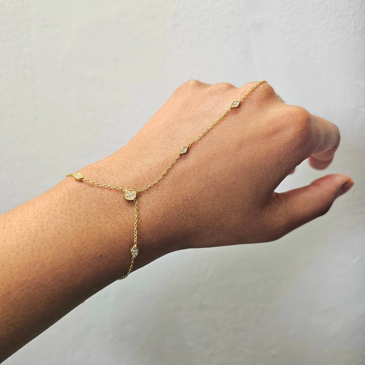 Aurora Hand Chain- Gold