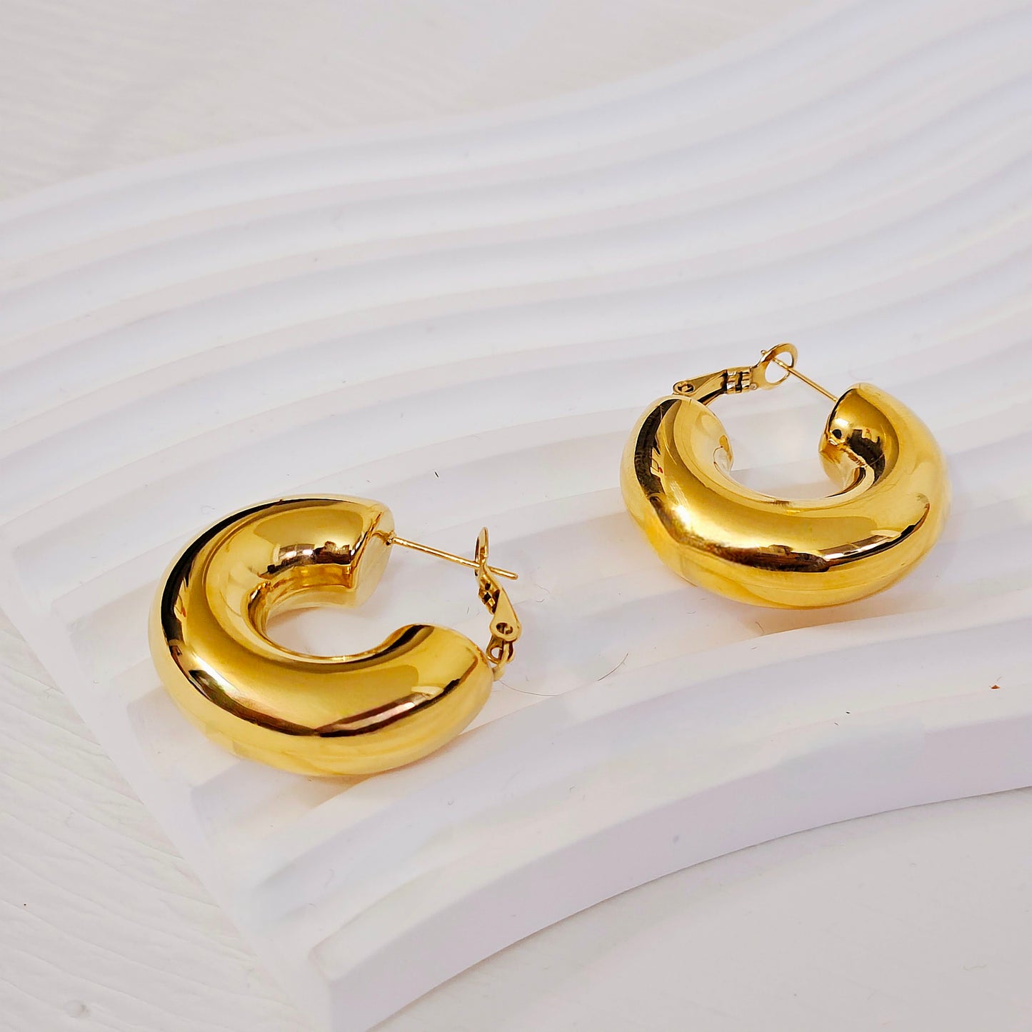 Bubble Clip Earrings