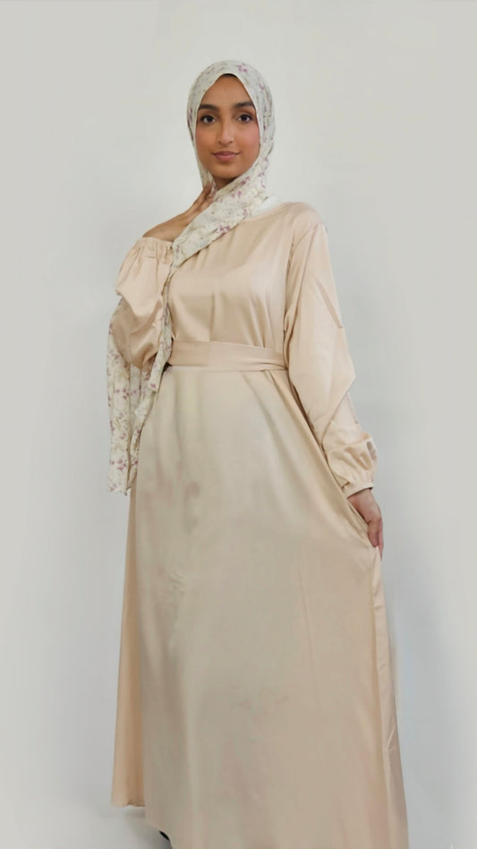 Soft Abaya - Cream