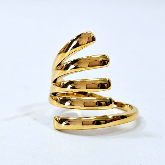 Modern Adjustable Huggie Ring