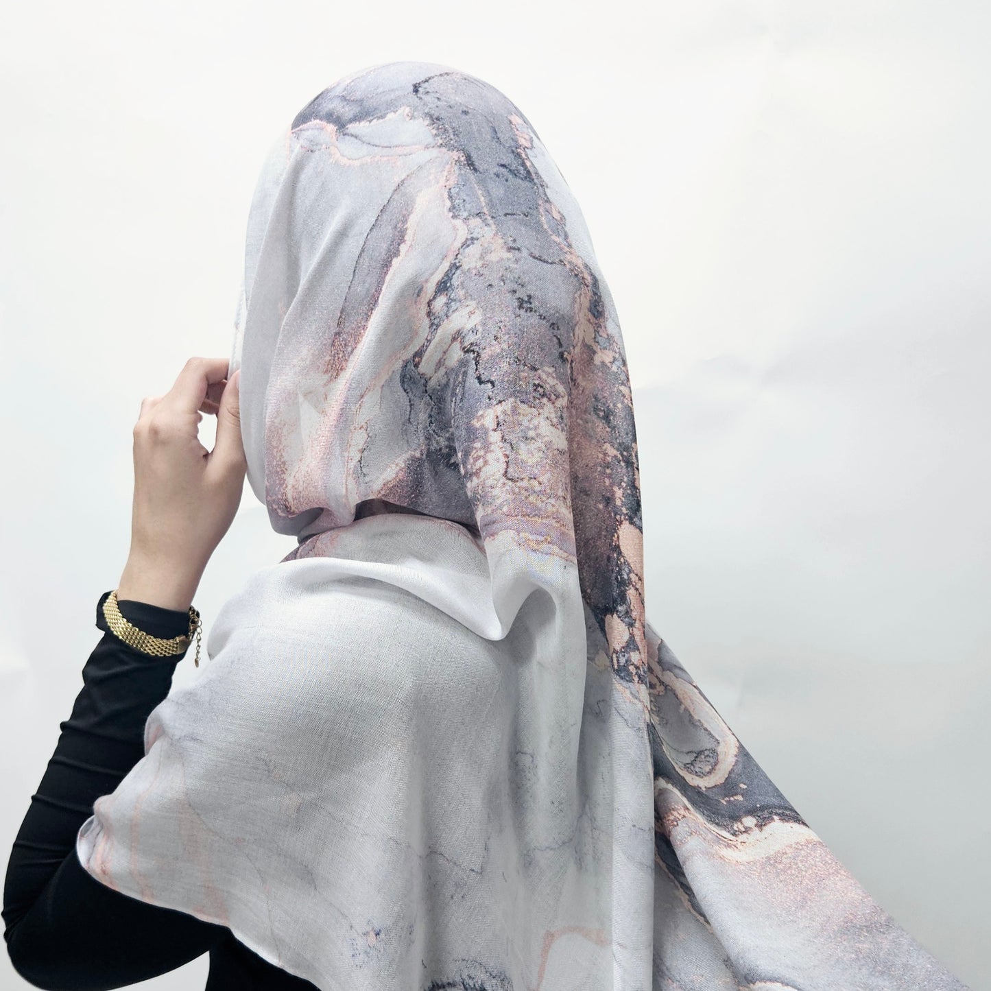 Blushed Marble - Printed Modal