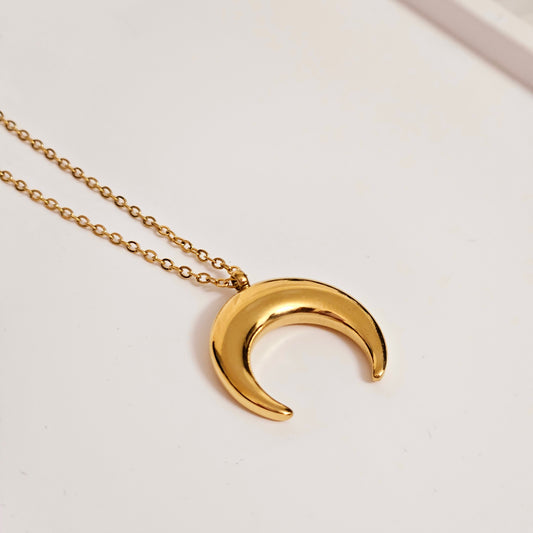 Upside Down Moon Necklace