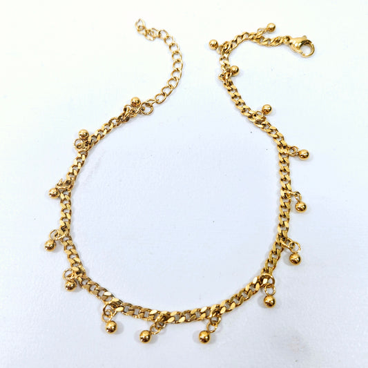 Eastern Dangle Festive Anklet