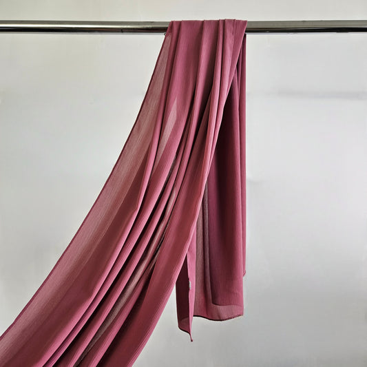 Luxury Crepe Chiffon - Rose Purple