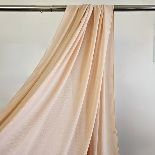 Luxury Crepe Chiffon - Cream