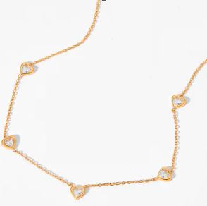 Zircon Heart Necklace