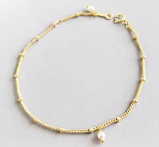 Freshwater Pearl Charm Bracelet