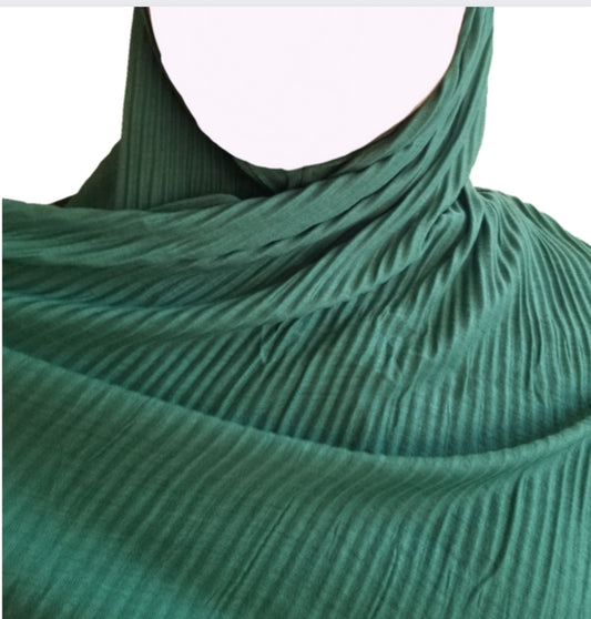 Emerald Green Ribbed Jersey