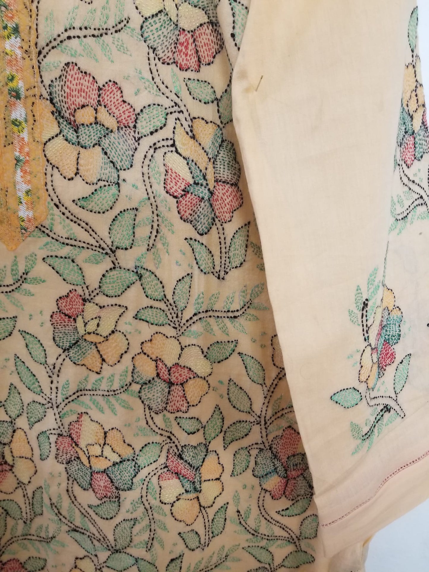 Kameez Shalwar 3pc - Spring Dreams | Hand Embroidered
