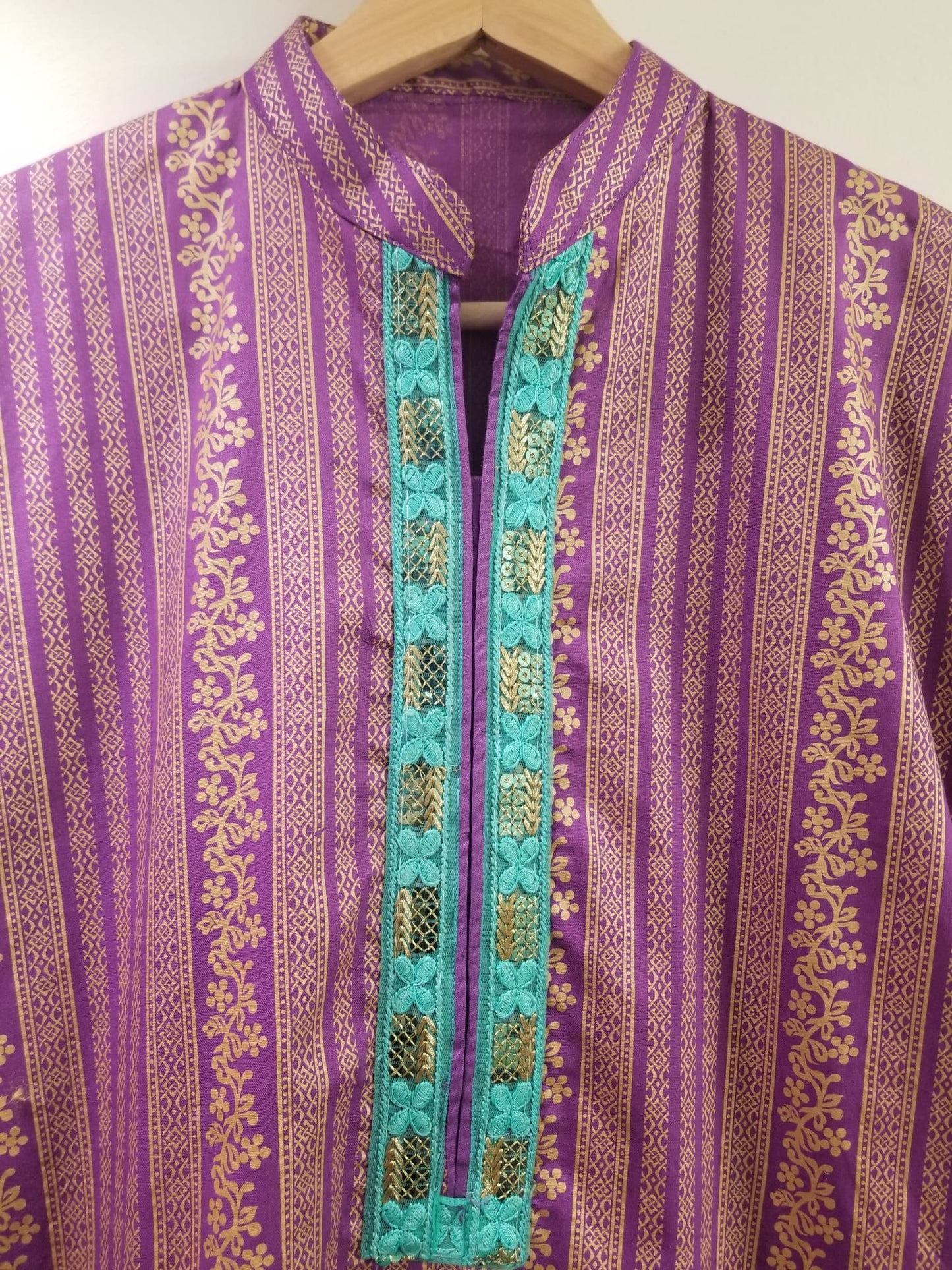 Kameez Shalwar 3pc - Royal Purple