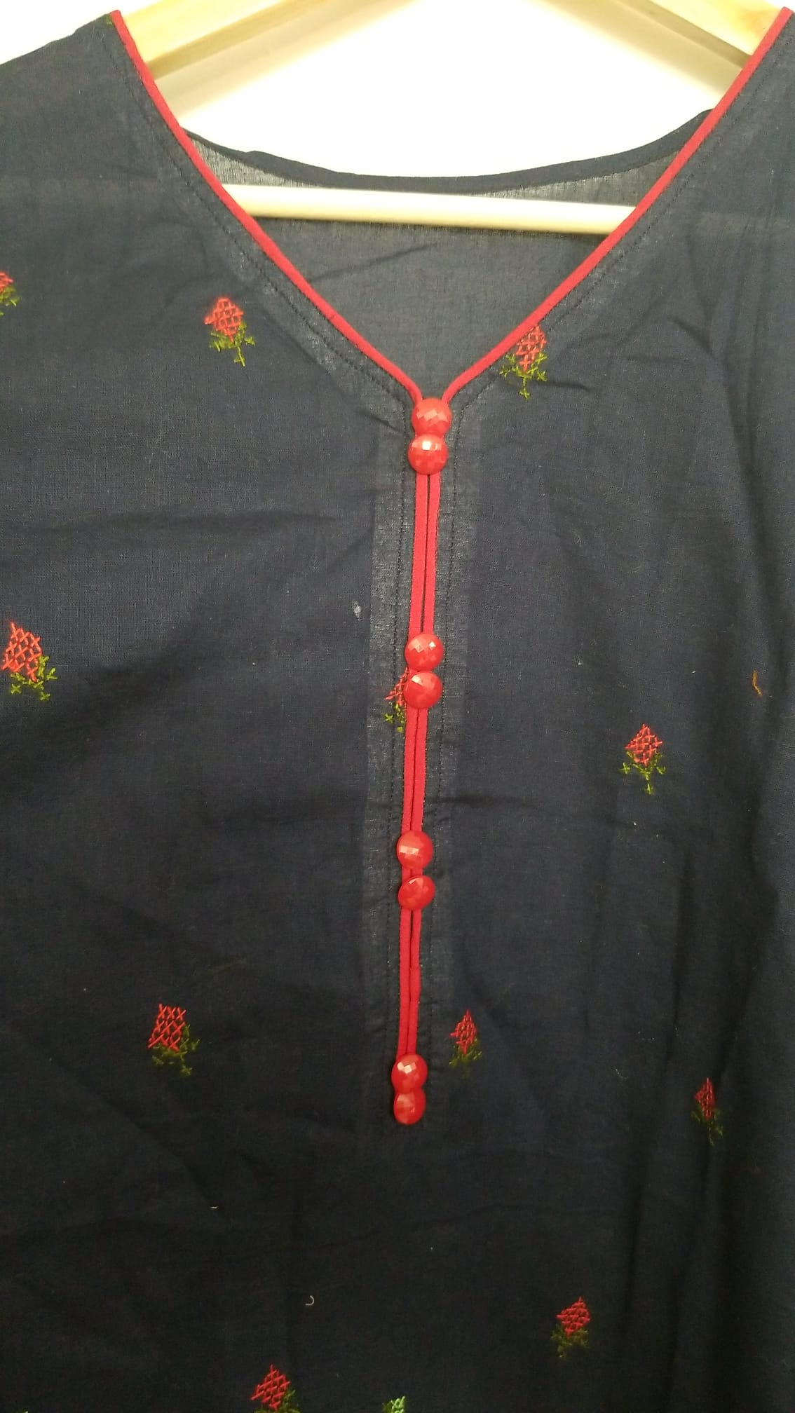 Kameez Shalwar (3 pc) - Starry Night - Embroidered