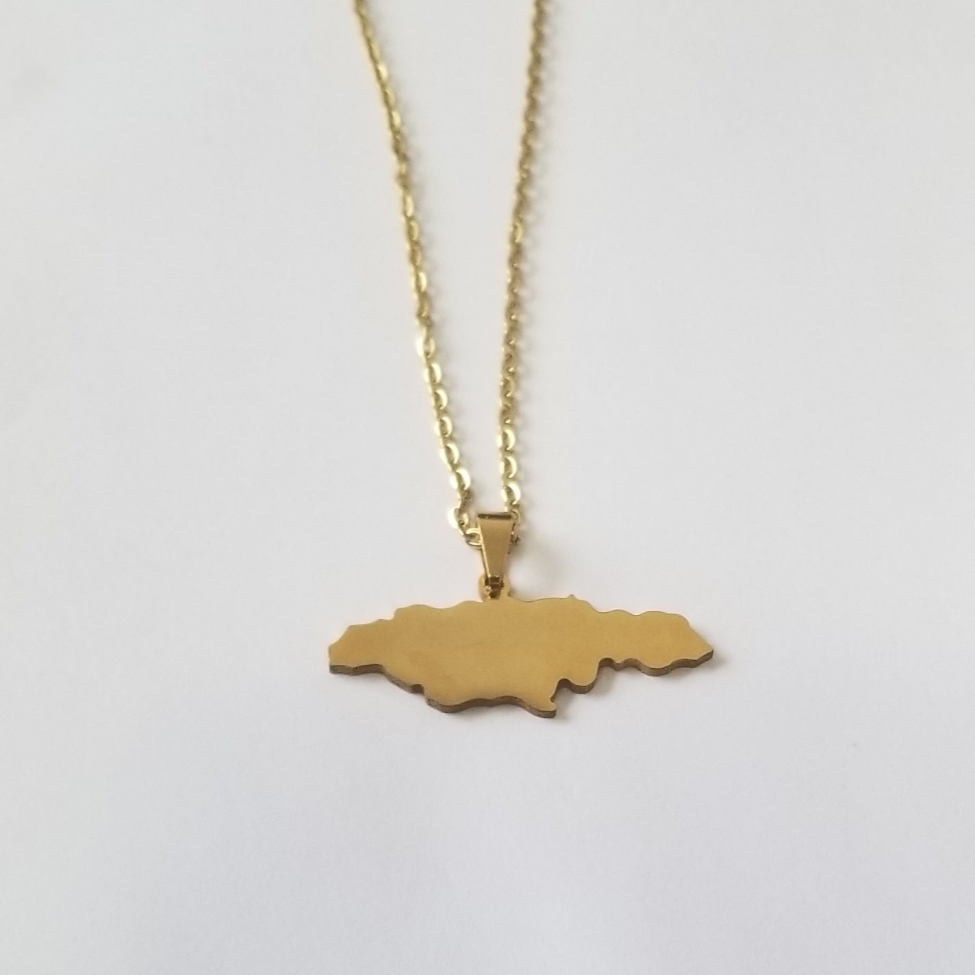 Country Map Necklace - Women